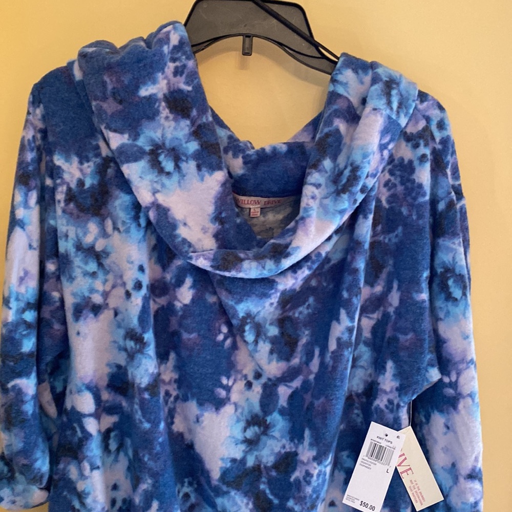OFF SHOULDER SUPER SNUGGLY TOP NEW from WILLOW DRIVE Size L - Picture 2 of 9